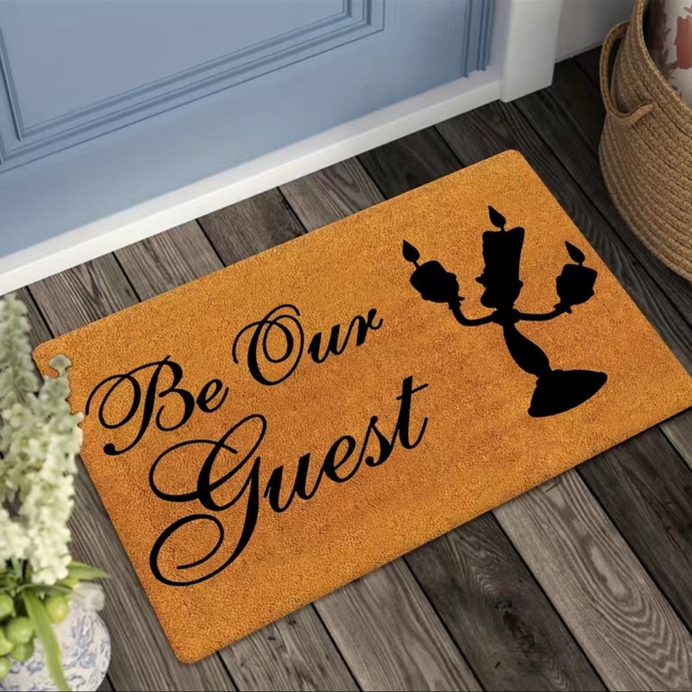 Beauty And The Beast Door Mat
